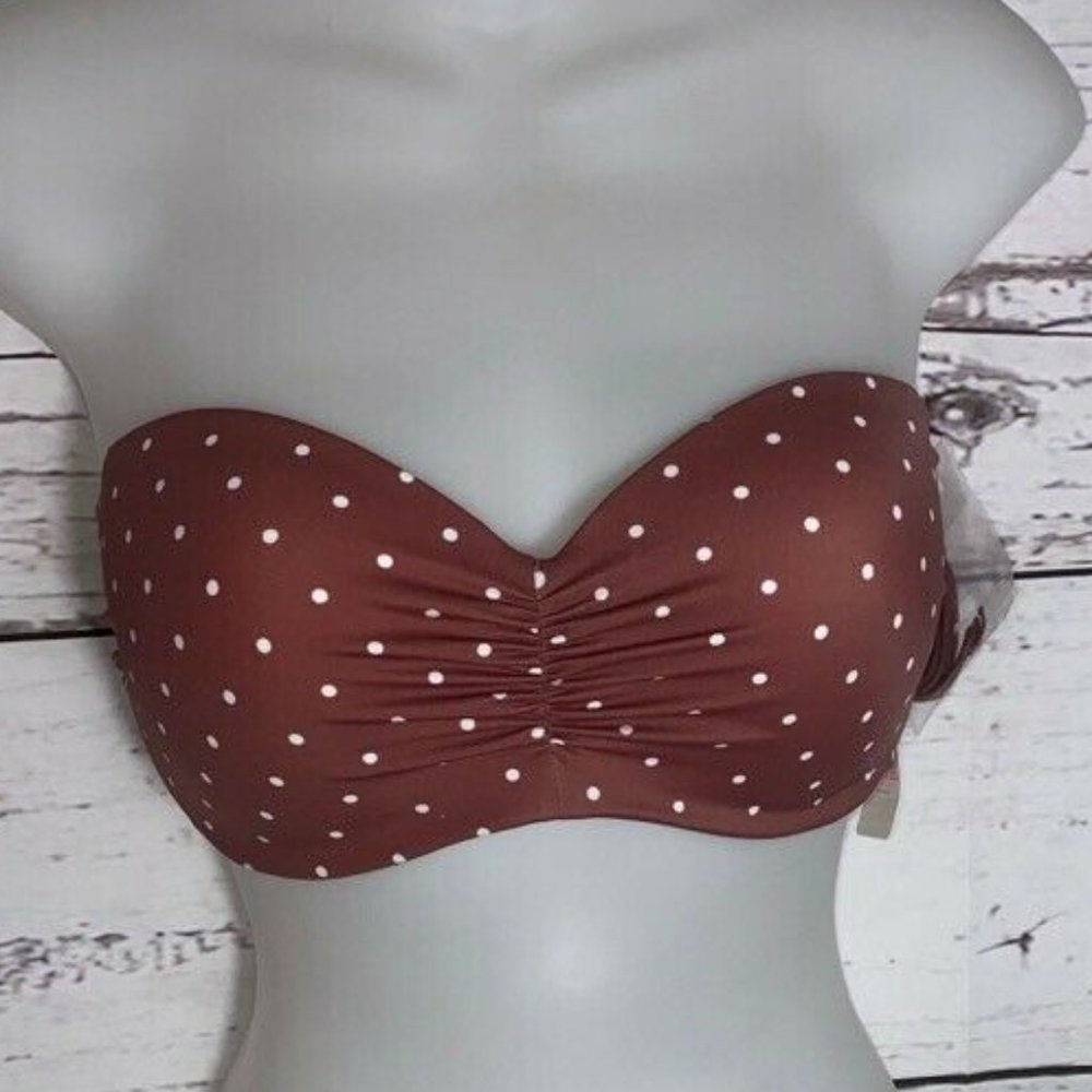 PINK Victoria Secret Bandeau Strapless Bra Large